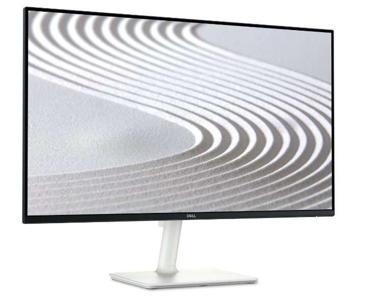 Dell S2425H, 23.8" LED плосък монитор, IPS AG, FullHD 1920x1080, 99% sRGB, 4ms, 100Hz, 1500:1, 250 cd/m2, 2xHDMI, високоговорители 2x5W, наклон, черен и сребрист