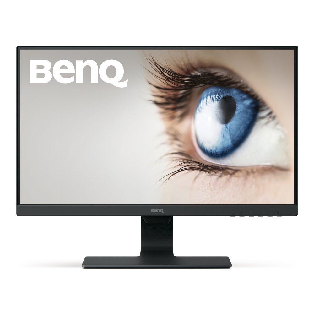 Монитор BenQ GW2480, 23.8" IPS, 5ms, 1920x1080 FHD, Eye-Care, Flicker-free, LBL, Brightness Intelligence, 1000:1, 20M:1 DCR, 8 bit, 250cd/m2, VGA, HDMI, DP, говорители, жак за слушалки, Line In, наклон, VESA, ES7.0, ултра тънка рамка, черен