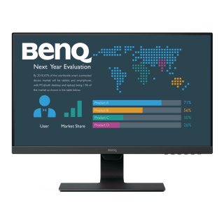 BenQ BL2480 23.8" IPS монитор, 1920x1080 FHD, Eye Care, 5ms, 72% NTSC, Flicker-free, B.I., LBL, 1000:1, DCR 20M:1, 8 bit, 250cd/m2, VGA, HDMI, DP, Audio Line In, говорители, Tilt, Slim Bezel Design, черен