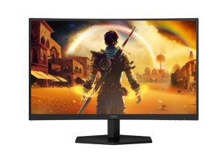AOC C27G42E 27" Извит 1500R VA WLED монитор, 1920x1080@180Hz, 1ms GtG, 0.5ms MPRT, 300cd/m2, 3000:1, 80M:1 DCR, Adaptive Sync, FlickerFree, Low Blue Light, 2Wx2, Tilt, 2xHDMI, DP