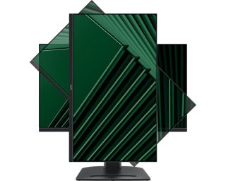 Монитор MSI PRO MP275PG, 27", 1ms, 100Hz, IPS, 1920x1080 (FHD), 16:9, ПЛОСЪК, Adaptive-Sync, MSI Power Link, EyesErgo, 78% sRGB, AG, 300 нита, 1000:1, DP (1.2a), HDMI 1.4b, VGA, Line-in, Високоговорители 2x2W, Pivot, Регулиране на височина 130 мм, VESA, Черен, 6.03 кг