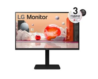 LG 27BA550-B 27" IPS LED монитор, Full HD, 100Hz, USB хъб, високоговорители, черен