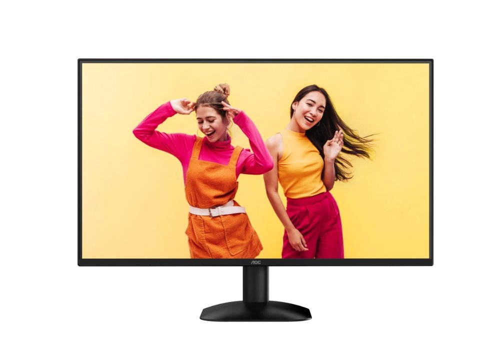 Монитор AOC Q27B35S3, 27" IPS WLED, 2560x1440@120Hz, 4ms GtG, 1ms MPRT, 300cd/m², 1000:1, 20M:1 DCR, Adaptive Sync, FlickerFree, Low Blue Light, Tilt, HDMI, DP