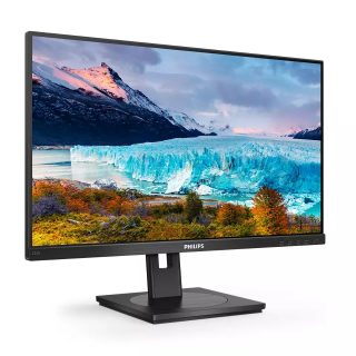 Монитор Philips 222S1AE, 21.5" IPS WLED, 1920x1080@75Hz, 4ms GtG, 250cd/m², 1000:1, DCR 50M:1, Adaptive Sync, FlickerFree, Low Blue Mode, 2Wx2, Tilt, Height Adjust, Pivot, Swivel, D-SUB, DVI, HDMI, DP