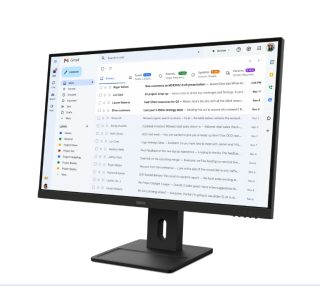 Lenovo ThinkVision E27-40 27" IPS, WLED, 1920x1080, 16:9, 100Hz, 300 cd/m2, 1500:1, Високоговорители 2Wx2, HDMI, DP, VGA, Наклон, Завъртане, Pivot, Регулиране на височина