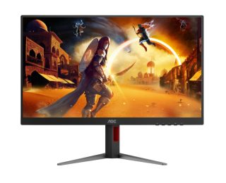 AOC 27G4HA 27" Fast IPS WLED монитор, 1920x1080@200Hz, 1ms GtG, 0.5ms MPRT, 300cd/m², 1000:1, 80M:1 DCR, Adaptive Sync, FlickerFree, Low Blue Light, 2Wx2, Tilt, Height Adjust, Pivot, Swivel, 2xHDMI, DP