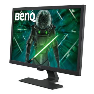Монитор BenQ GL2780E, 27" TN LED, 1ms, 75Hz, 1920x1080 FHD, Flicker-free, Brightness Intelligence (B.I.), LBL, ePaper режим, Color Weakness Mode, 1000:1, DCR 12M:1, 8bit, 300 cd/m2, VGA, DVI, HDMI (v1.4) x1, DisplayPort (DP), Високоговорители 2W x2, Наклон, Vesa 100x100, Черен