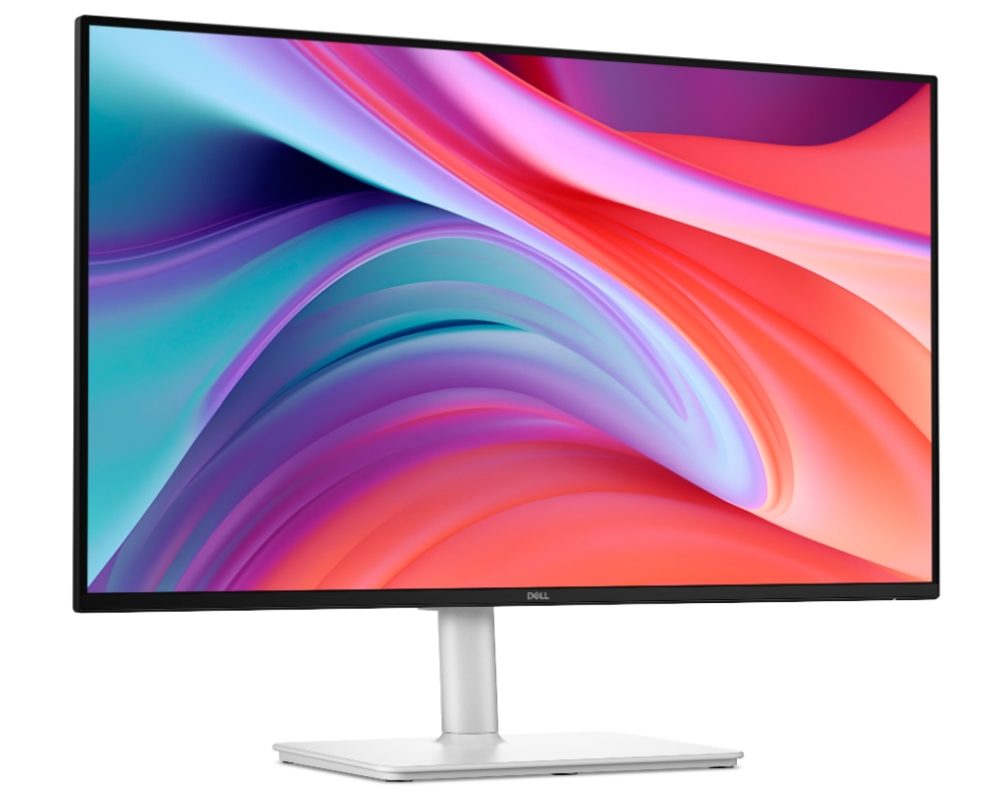 Dell S2725HSM 27" LED плосък IPS монитор, FullHD 1920x1080, 144Hz, AMD FreeSync, високоговорители, регулируем по височина, черен/сребрист