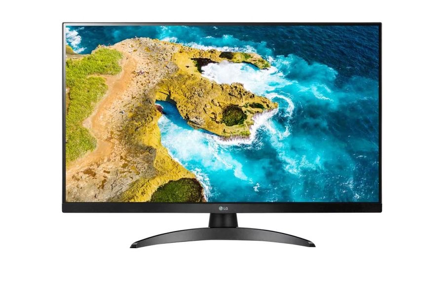 LG 27TQ615S-PZ 27" IPS Smart монитор с TV тунер, Full HD, черен