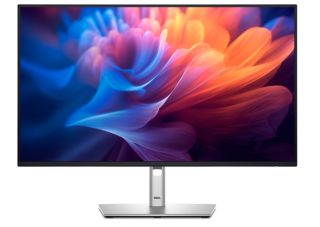 Dell P2725H, 27" Full HD LED, IPS Anti-Glare, 5ms, 100 Hz, 1500:1, 300 cd/m2, 1920x1080, 99% sRGB, USB-C, 4xUSB 3.2, HDMI, Display Port, VGA, Height Adjustable, Pivot, Swivel, Tilt, Black