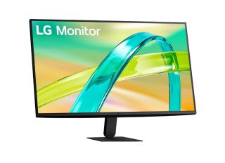 Монитор LG 32U401B-B, 31.5" IPS дисплей, 1ms MBR, 5ms (GtG at Faster), 120Hz, 3500:1, Dynamic Action Sync, 250 cd/m², Full HD 1920x1080, HDR 10, sRGB 99%, Flicker Safe, Reader Mode, D-Sub, HDMI, Headphone Out, Tilt, LG Switch, черен