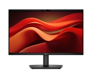 Dell E2426HB 23.8" Video Conferencing монитор, FullHD (1920x1080), IPS, 5ms, 1000:1, 300 cd/m², HDMI, DP, USB хъб, 5MP камера, микрофон, 2x3W говорители, регулиране на височина, Pivot, Swivel, Tilt, черен