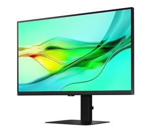 Монитор Samsung 27D600 27" IPS LED, 2560x1440, 350 cd/m2, PBP, PIP, USB-C 90W, 3xUSB 3.0, Display Port 1.4, 2xHDMI 2.2, Черен