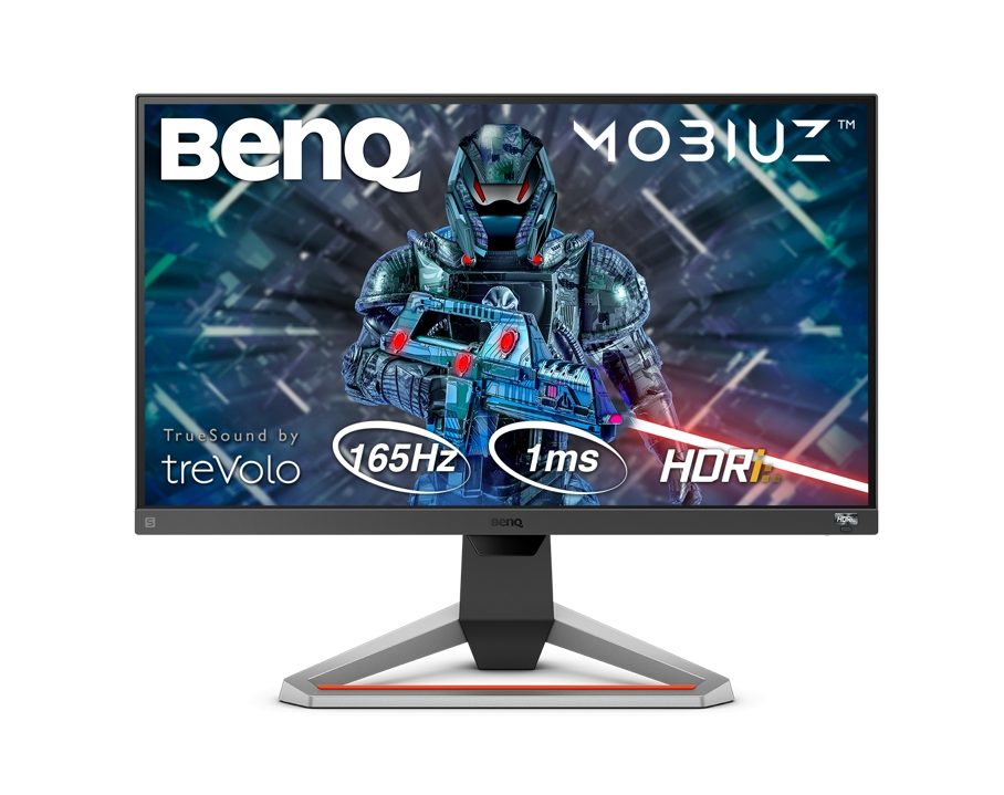 BenQ MOBIUZ EX2510S геймърски монитор, 24.5", IPS, HDRi, 165Hz, 1ms, 1920x1080 FHD, FreeSync Premium, съвместим с PS5/Xbox Series X, 99% sRGB, HDR10, B.I.+, Light Tuner, Black eQualizer, Color Vibrance, Quick OSD, treVolo говорители 2.5Wx2, 1000:1, 400 cd/m2, 2xHDMI, DP, регулиране на височината