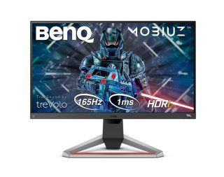 BenQ MOBIUZ EX2510S геймърски монитор, 24.5", IPS, HDRi, 165Hz, 1ms, 1920x1080 FHD, FreeSync Premium, съвместим с PS5/Xbox Series X, 99% sRGB, HDR10, B.I.+, Light Tuner, Black eQualizer, Color Vibrance, Quick OSD, treVolo говорители 2.5Wx2, 1000:1, 400 cd/m2, 2xHDMI, DP, регулиране на височината
