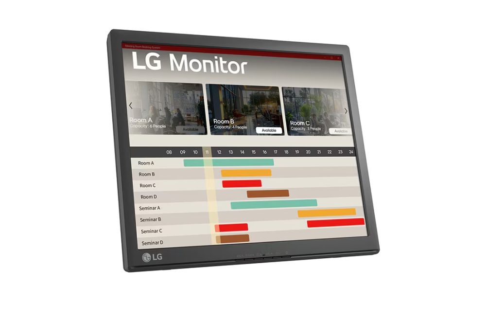 Монитор LG 17BR30T-B, 17" 5:4 TFT TN LCD Touch Screen Anti-Glare, SXGA (1280x1024), 5 ms, 1000:1 (Native), 200cd, D-SUB, USB Upstream Port, Tilt, Black