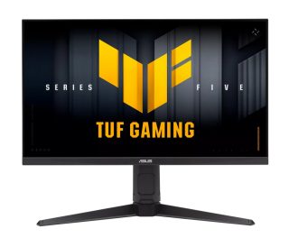 Asus TUF Gaming VG27AQL5A Gaming Monitor, 27", QHD (2560x1440), 210Hz (OC), Fast IPS, ELMB SYNC, 0.3ms GTG (мин.), стерео високоговорители, DisplayWidget Center, Gaming AI, регулиране на височината, черен