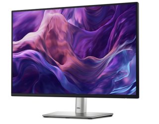 Dell P2425E 24" WUXGA LED монитор, IPS Anti-Glare, 5ms, 100 Hz, 1500:1, 300 cd/m2, 1920x1200, 99% sRGB, USB-C, 4xUSB 3.2, HDMI, Display Port, VGA, RJ45, PD 90W, регулиране на височина, Pivot, Swivel, Tilt, черен