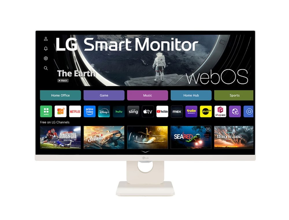 LG 27U511SA-W 27" IPS Smart монитор с webOS 23, 100Hz, FHD
