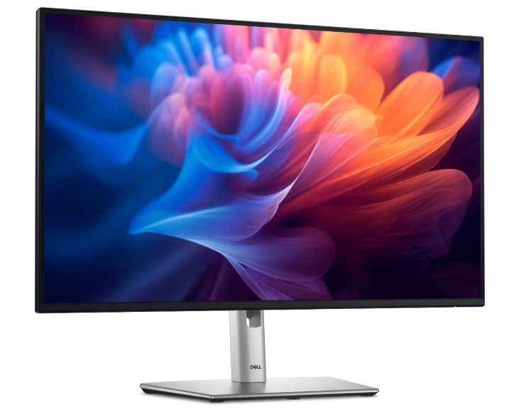 Dell P2725HE 27" Full HD LED монитор, IPS Anti-Glare, 5ms, 100 Hz, 1500:1, 300 cd/m2, 1920x1080, 99% sRGB, USB-C Hub, USB 3.2, HDMI, DisplayPort, RJ45, PD 90W, регулиране на височината, Pivot, Swivel, Tilt, черен