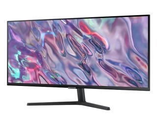 Samsung 34S50GC 34" VA монитор, 100 Hz, 5 ms GTG, 3440x1440, 300 cd/m2, 3000:1, HDR 10, AMD FreeSync, PBP, Eye Saver, Flicker Free, Display Port 1.2, 2xHDMI 2.0, Headphone Jack, 178°/178°, Черен