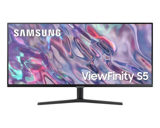Samsung 34S50GC 34" VA монитор, 100 Hz, 5 ms GTG, 3440x1440, 300 cd/m2, 3000:1, HDR 10, AMD FreeSync, PBP, Eye Saver, Flicker Free, Display Port 1.2, 2xHDMI 2.0, Headphone Jack, 178°/178°, Черен