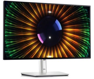 Dell U2424H 23.8" IPS Anti-Glare UltraSharp InfinityEdge монитор, 5ms, 1000:1, 250 cd/m2, FullHD 1920x1080, 120 Hz, 100% sRGB, HDMI, DisplayPort, USB 3.2 Gen 2/USB-C, ComfortView Plus, регулиране на височината, Pivot, Swivel, Tilt, черен