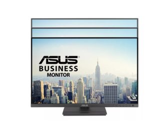 Asus BE248CFN Docking Monitor, 24.1", WUXGA (1920x1200), IPS, 100Hz, Frameless, USB-C Docking, RJ45, Stereo Speakers, Height Adjustable, Ergonomic Design, HDMI, Daisy-chain, Eye Care, Low Blue Light, Flicker Free, Wall Mountable, Sustainability, Black