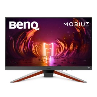 Монитор BenQ MOBIUZ EX240, 23.8", IPS, 1920x1080 FHD, 1ms 165Hz, 99% sRGB, 350 cd/m2, FreeSync Premium, 2x HDMI 2.0, DP, HDRi, treVolo 2x 2.5W говорители, регулируема височина стойка, USB хъб, Eye-care VESA 100x100, сребрист