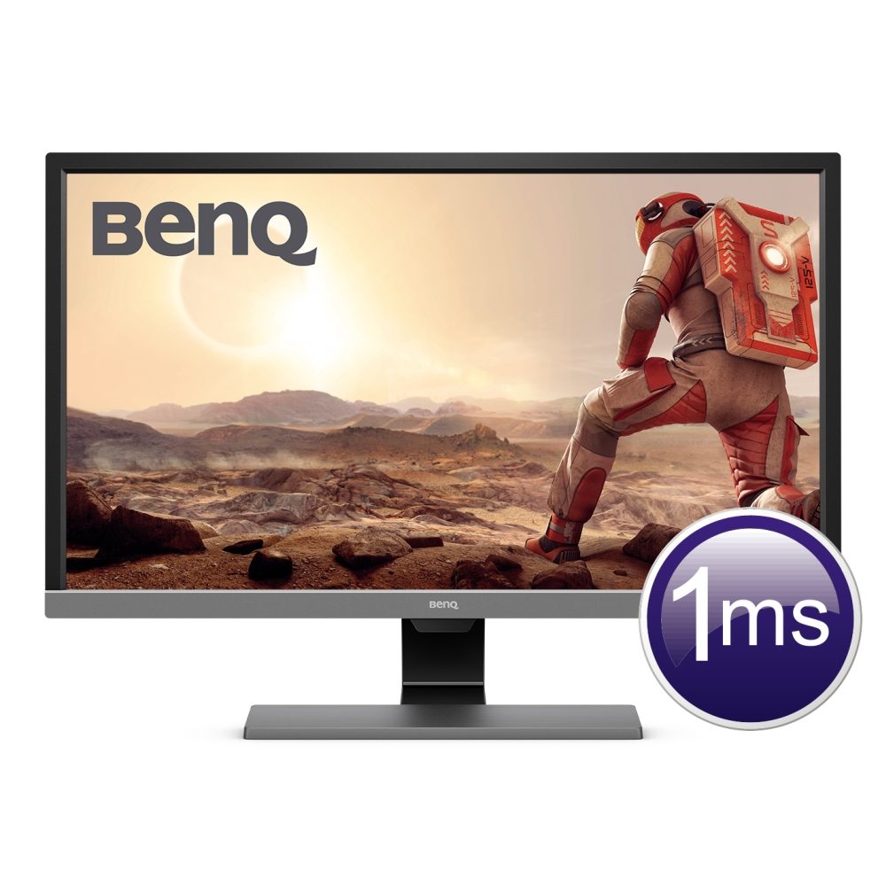 BenQ EL2870U, 27.9" TN LED, 1ms, 3840x2160, 4K Gaming Monitor, HDR, FreeSync, Метално сиво