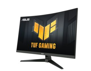 Asus TUF Gaming VG32WQ3B Gaming Monitor, 31.5", QHD, Curved, 180Hz, ELMB, FreeSync, 0.5ms response time, 300 cd/m2, 90% DCI-P3, HDR, DisplayWidget Center, 2 x 2W, Black