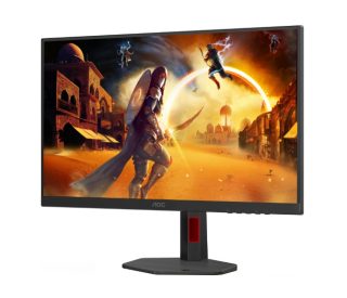 AOC U27G4R, 27" Fast IPS WLED, 3840x2160@160Hz, 1ms GtG, 0.5ms MPRT, 400cd/m², 1000:1, 80M:1 DCR, Adaptive Sync, FlickerFree, Anti Blue Light, Tilt, Height Adjust, Pivot, Swivel, 2xHDMI, DP, USB Hub