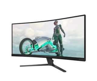 Philips Evnia 34M2C3500L, 34" извит 1500R VA WLED монитор, 3440x1440@180Hz, 1ms GtG, 0.5ms MPRT, 300cd/m2, 3000:1, Mega Infinity DCR, Adaptive Sync, FlickerFree, Low Blue Light, Tilt, 2xHDMI, DP