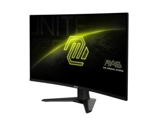 MSI MAG 32CQ6F геймърски монитор, 31.5", 180Hz, 0.5ms, Rapid VA, WQHD 2560x1440, Curve 1500R, AG, Adaptive-Sync, DisplayHDR 400, Console Mode, AI Vision, LBL, 3500:1, DCR 100M:1, 1x DP(1.4), 2x HDMI (2.0b), 1x Headphone Out, Tilt, VESA, Frameless, 4.8 kg
