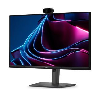 Dell P2426HEV, 23.8" Webcam Monitor, IPS Anti-Glare, 5ms, 120 Hz, 1500:1, 300 cd/m2, FHD 1920x1080, 99% sRGB, HDMI, Display Port, USB-C Hub, RJ45, Webcam, KVM Switch, PD 90W, Height Adjustable, Pivot, Swivel, Tilt, Black