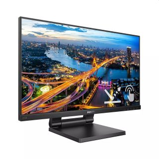 Монитор Philips 242B1TC/00, 23.8" Touch (anti-glare), IPS, WLED, 1920x1080@75Hz, 4ms GTG, 250cd/m², 1000:1, DCR 50M:1, FlickerFree, Low Blue Mode, 2Wx2, Tilt, Height Adjust, D-SUB, HDMI, DP, USB hub
