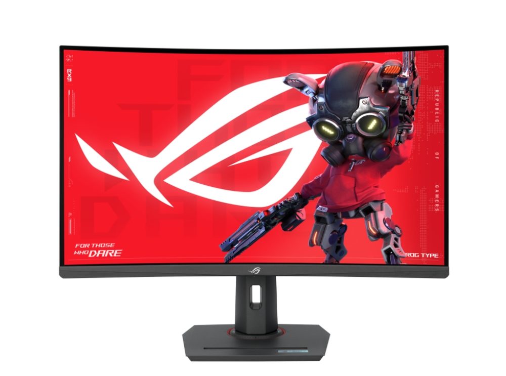 Asus ROG Strix XG32WCS Gaming Monitor 32", 2560x1440, Curved, 180Hz, 1ms (GTG), Fast VA, Extreme Low Motion Blur Sync, USB Type-C, FreeSync, DisplayWidget Center, tripod socket, HDR, Black