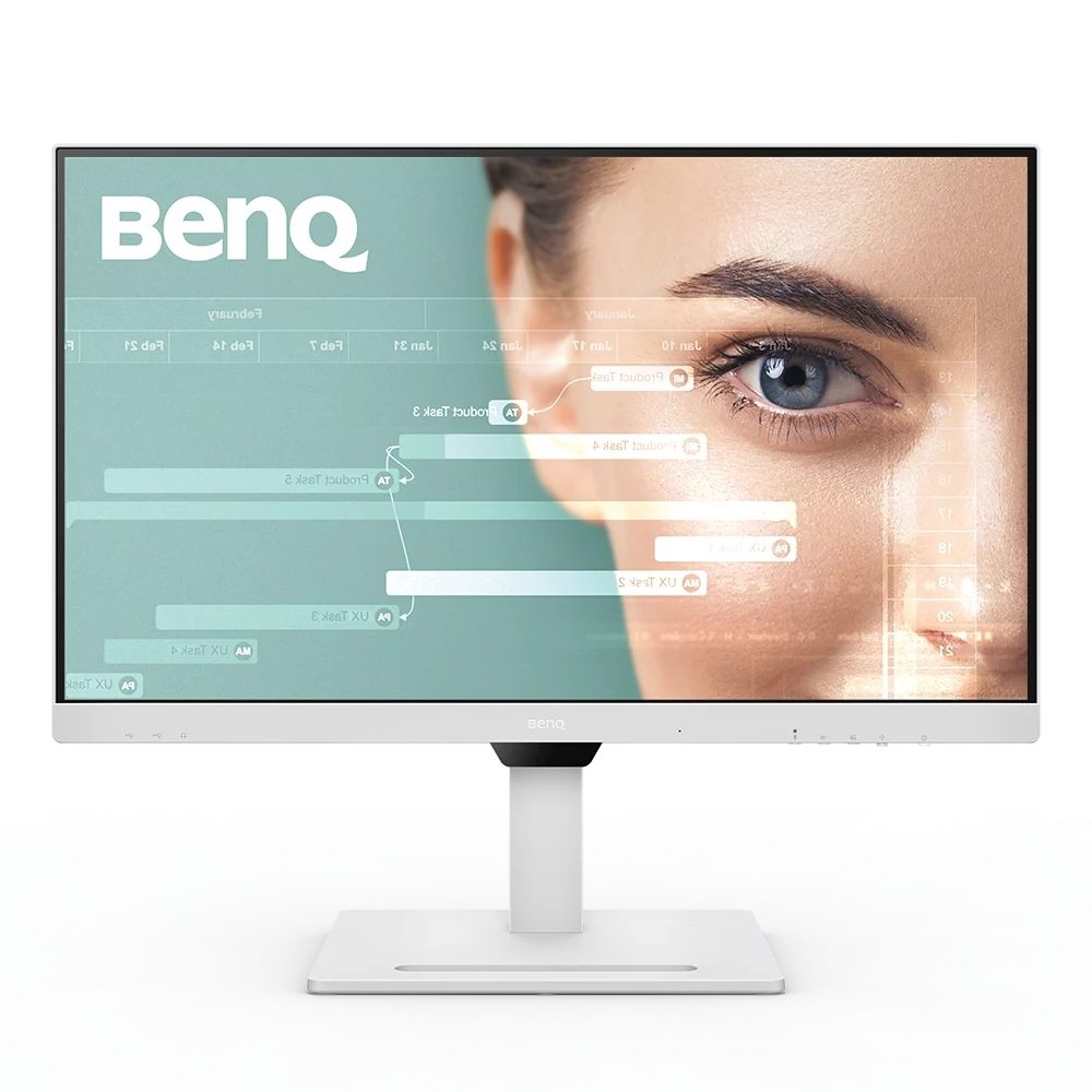 BenQ GW2790QT 27" IPS, 5ms, QHD 2560x1440, 75Hz, 99% sRGB, Eye Reminder, Flicker-free, LBL, B.I. Gen2, ePaper, 1000:1, 20M:1 DCR, 8 bit, 350cd/m2, HDMI, DP, USB-C 60W, Daisy Chain, 3xUSB 3.2, 2Wx2, HAdj. Stand 110mm, Headph. jack, Line In, Tilt, VESA, White
