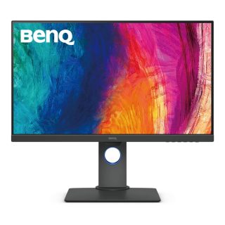 BenQ PD2705Q 27" IPS LED монитор, 2560x1440 2K QHD, Designer Monitor, AQCOLOR, 100% sRGB, HDR10, B.I., LBL, KVM, ICCsync, CAD/CAM, DualView, Контраст 1000:1, 300 cd/m2, HDMI, DP, USB Type-C (Power 65W, DP alt), Високоговорители 2x2W, Регулиране на височина, Завъртане, Наклон, Сив