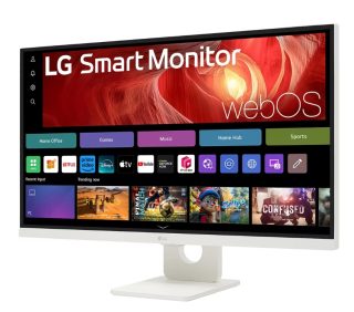 LG 27U731SA-W 27" IPS Smart монитор с webOS23, 4K UHD, HDR10, USB-C, Бял