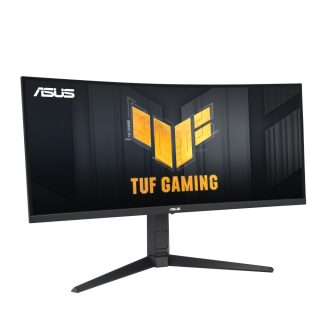 Asus TUF Gaming VG34VQL3A Curved Gaming монитор, 34" WQHD (3440 x 1440), 180Hz, 1500R, Curved design, Extreme Low Motion Blur, Freesync Premium Pro, 1ms (GTG), 125% sRGB, DisplayHDR 400, DisplayWidget, Черен