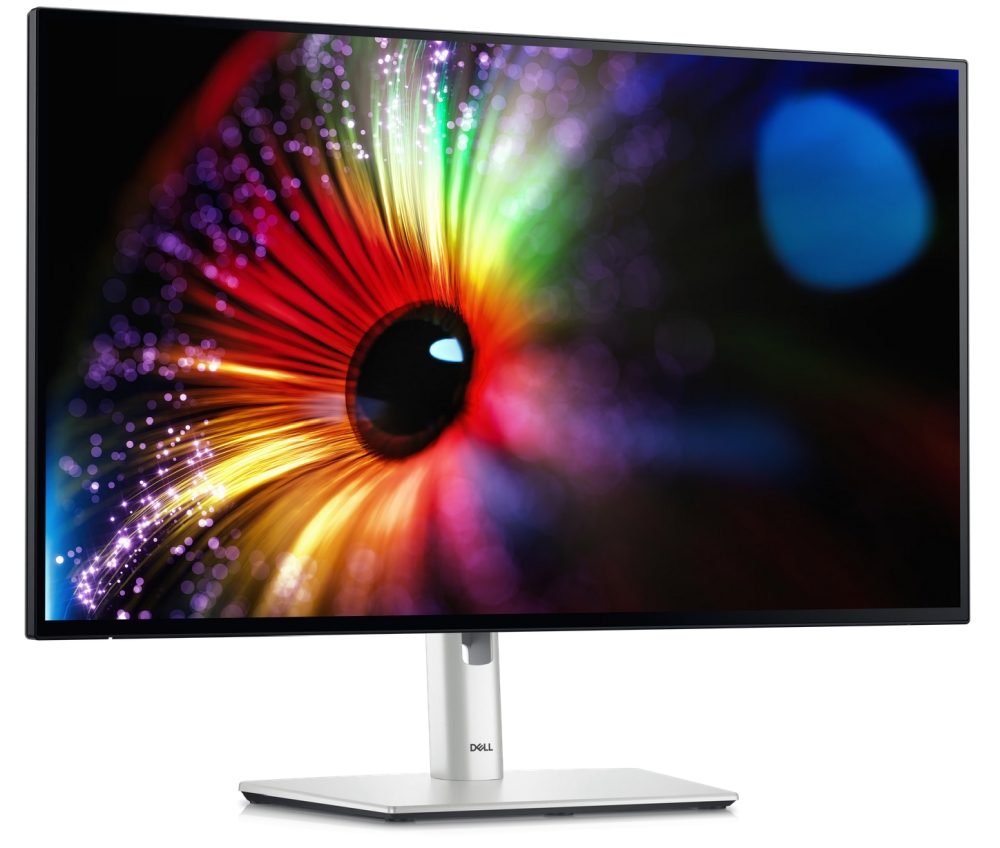 Dell U2724D 27" IPS Anti-Glare UltraSharp InfinityEdge монитор, QHD 2560x1440, 120Hz, 100% sRGB, 98% DCI-P3, HDMI, DisplayPort, USB-C, USB 3.2, ComfortView Plus, регулиране на височината, Pivot, Swivel, Tilt, черен