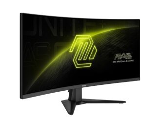MSI MAG 346CQ 34" извит геймърски монитор, 1ms, 180Hz, Rapid VA, 3440x1440 (UWQHD), 21:9, 1500R, AMD FreeSync Premium, 75% DCI-P3, HDR Ready, 300 нита, 4000:1, DCR 100M:1, DP 1.4a, 2xHDMI 2.0b, Tilt, VESA, Черен, 6.3kg