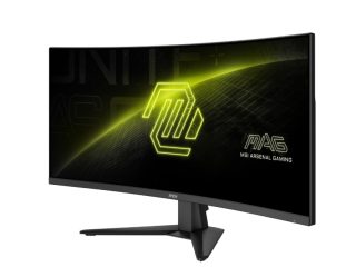 MSI MAG 346CQ 34" извит геймърски монитор, 1ms, 180Hz, Rapid VA, 3440x1440 (UWQHD), 21:9, 1500R, AMD FreeSync Premium, 75% DCI-P3, HDR Ready, 300 нита, 4000:1, DCR 100M:1, DP 1.4a, 2xHDMI 2.0b, Tilt, VESA, Черен, 6.3kg
