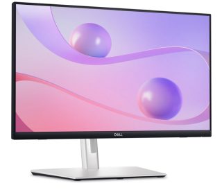 Dell P2424HT 23.8" Wide LED AG Touch монитор, IPS панел, 5ms, 1000:1, 300 cd/m2, 1920x1080 FullHD, 99% sRGB, HDMI, DP, USB-C хъб, USB 3.2, RJ45, аудио 1x 3W моно, line out, регулиране на височина, наклон, завъртане, черен, 3Y