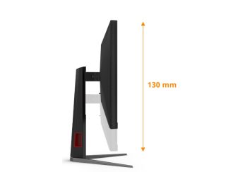 AOC U27G4XM 27" Fast IPS MiniLED монитор, 3840x2160@160Hz, 1ms GtG, 1200cd/m2, 1000:1, 80M:1 DCR, Adaptive Sync, FlickerFree, Low Blue Mode, Tilt, Height Adjust, Pivot, Swivel, HDMI, DP, USB hub