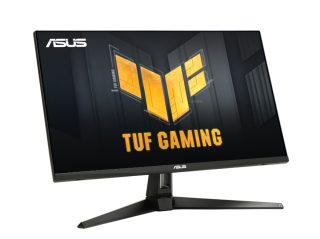 Asus TUF Gaming VG27UQ1A Gaming Monitor, 27" 4K (3840x2160), HDR, 160Hz, 300 cd/m2, ELMB Sync, 1ms response time, 95% DCI-P3, DisplayWidget Center, AMD FreeSync Premium, G-SYNC Compatible, Black