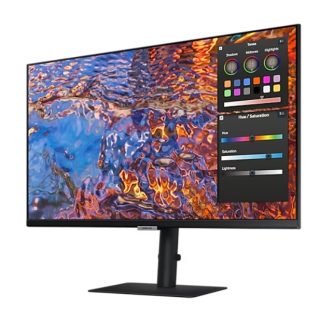 Монитор Samsung 27B800, 27" IPS LED, 60 Hz, 5 ms GTG, 3840x2160, 300 cd/m2, Flicker Free, PBP, PIP, USB-C 90W, 3xUSB 3.0, Display Port 1.4, 2xHDMI 2.2, Черен