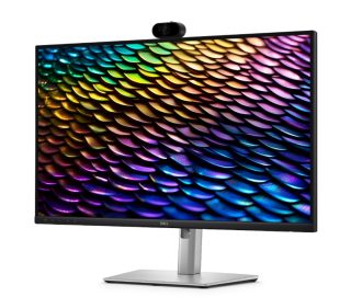 Dell P2726DEB, 27" Conferencing Monitor, IPS Anti-Glare, 5ms, 100 Hz, 1500:1, 350 cd/m2, QHD 2560x1440, 99% sRGB, HDMI, Display Port, USB-C Hub, RJ45, Webcam, KVM Switch, PD 90W, Speakers, Height Adjustable, Pivot, Swivel, Tilt, Black