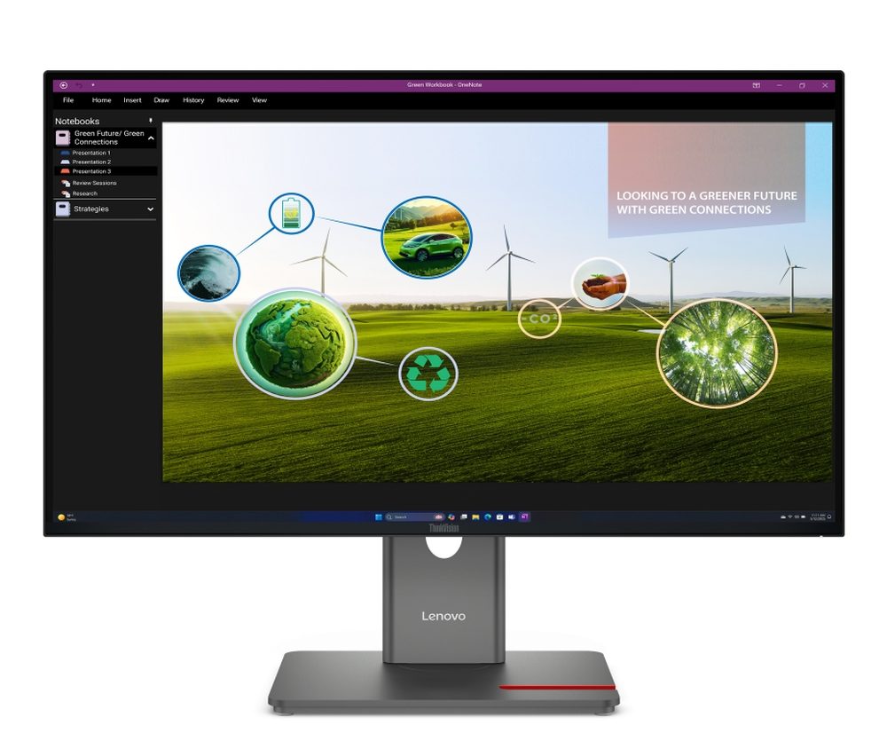 Lenovo ThinkVision P27q-40 27" IPS, WLED, 2560x1440, 16:9, 4ms, 24Hz - 120Hz, 350 cd/m2, 1500:1, HDMI, DP, 3x USB-A, 1x USB-C, 1x USB-B, Tilt, Swivel, Pivot, Height Adjust Stand